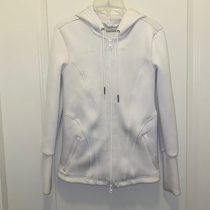 ADIDAS BY STELLA MCCARTNEY WHITE BARRICADE ATHLETIC JACKET SIZE 36 SMALL